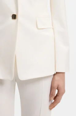 Regular-Fit Blazer mit Knöpfen in Goldoptik