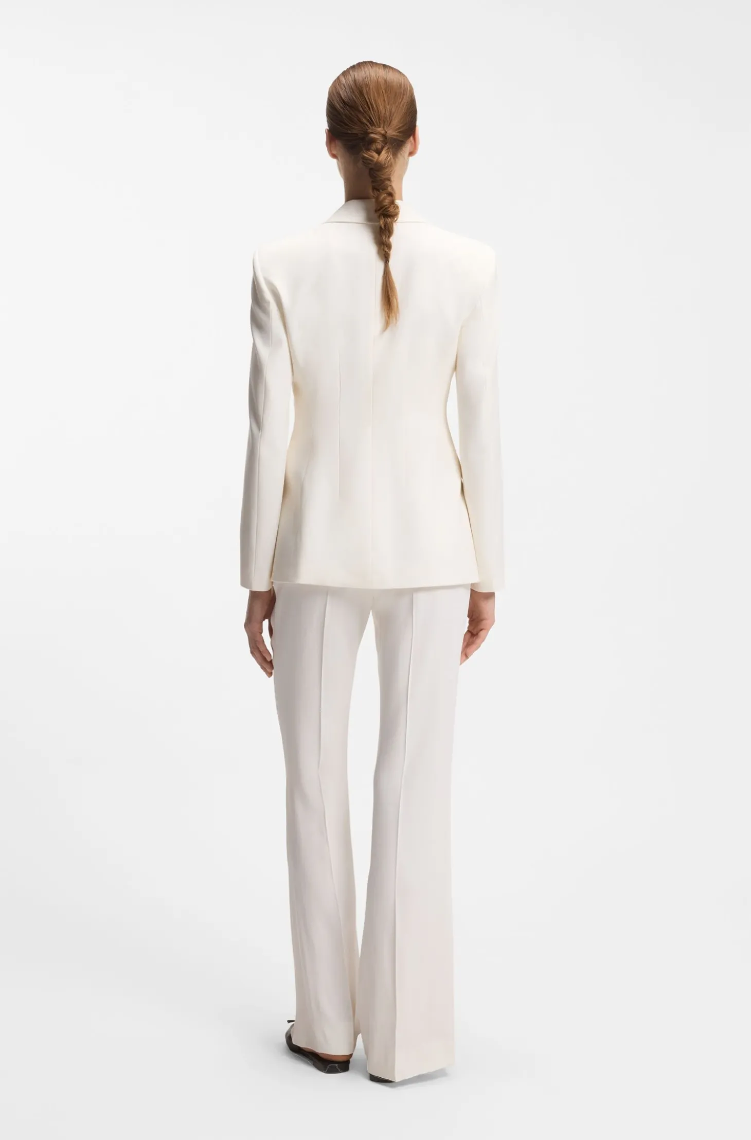 Regular-Fit Blazer mit Knöpfen in Goldoptik