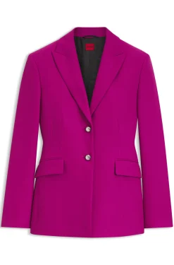 Regular-Fit Blazer mit Metallknöpfen