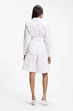Regular-Fit Bluse mit Wickelfront