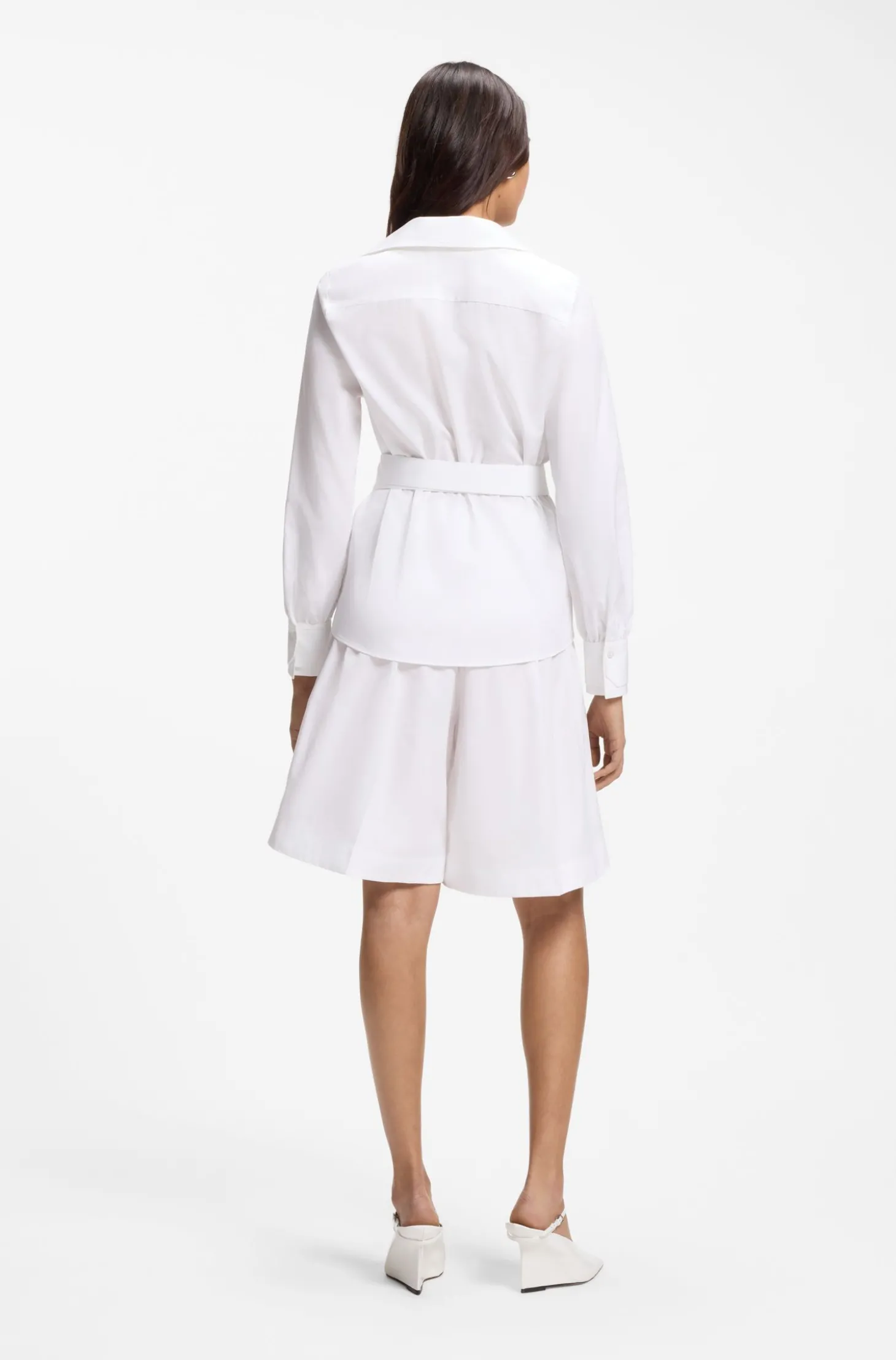 Regular-Fit Bluse mit Wickelfront