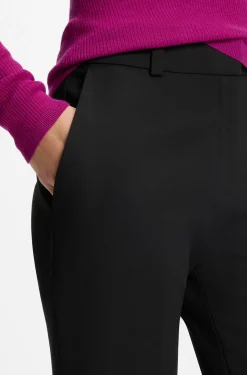 Regular-Fit Bootcut-Hose aus Stretch-Gewebe