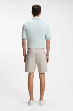 Regular-Fit Chino-Shorts aus Popeline im Baumwoll-Mix