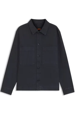 Regular-Fit Denim-Hemd aus Stretch-Baumwolle