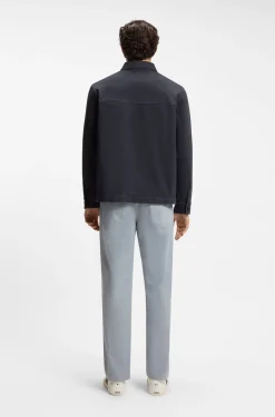 Regular-Fit Denim-Hemd aus Stretch-Baumwolle