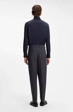 Regular-Fit Hemd aus funktionalem Stretch-Gewebe
