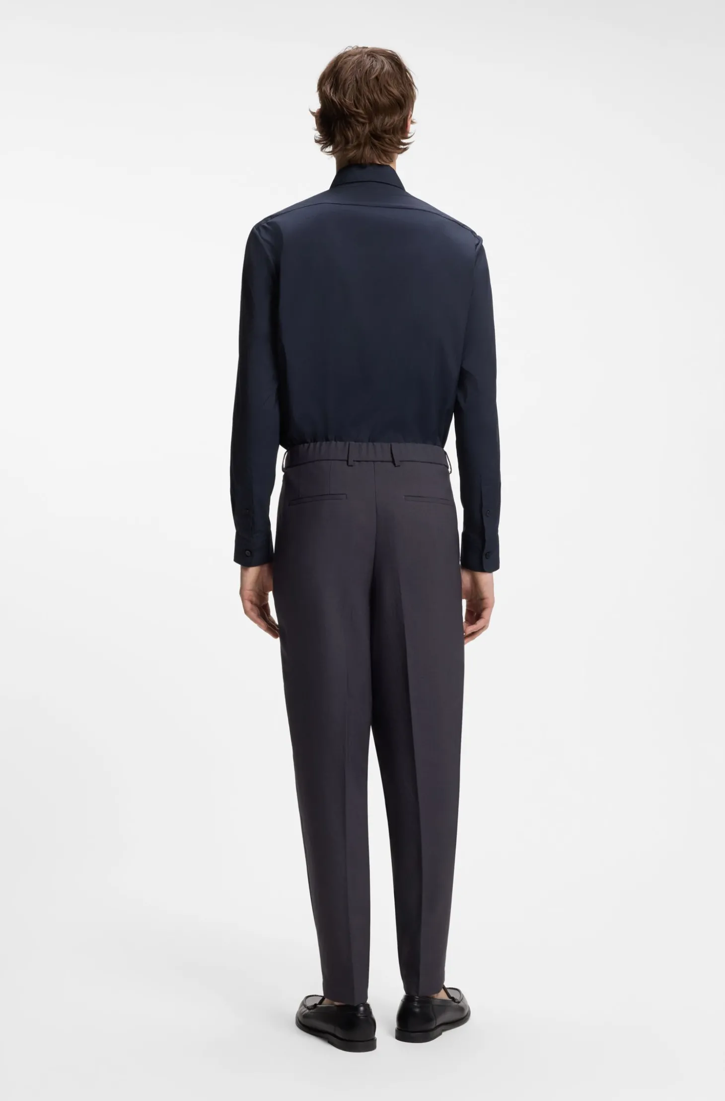 Regular-Fit Hemd aus funktionalem Stretch-Gewebe