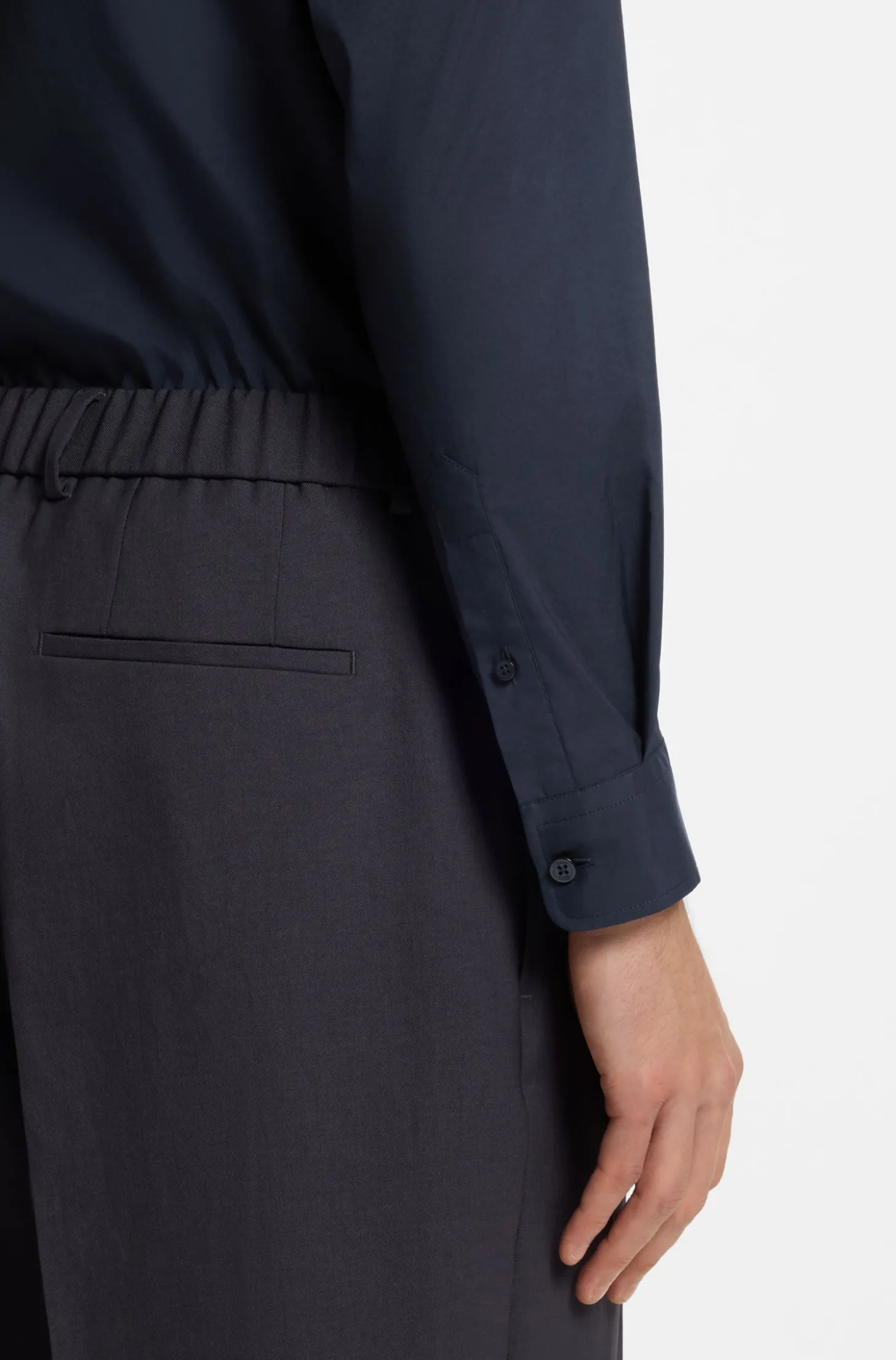 Regular-Fit Hemd aus funktionalem Stretch-Gewebe