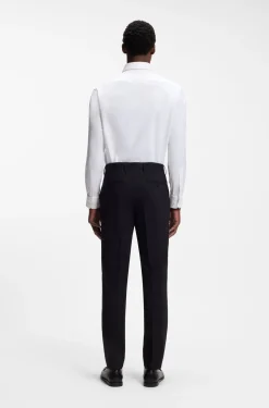 Regular-Fit Hemd aus funktionalem Stretch-Twill