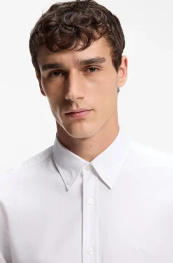 Regular-Fit Hemd aus Oxford-Baumwolle mit Button-Down-Kragen