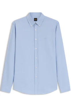 Regular-Fit Hemd aus Oxford-Baumwolle mit Button-Down-Kragen