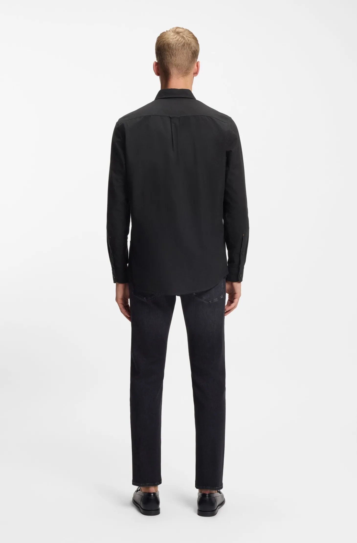 Regular-Fit Hemd aus Oxford-Baumwolle mit Button-Down-Kragen