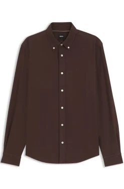 Regular-Fit Hemd aus Oxford-Baumwolle mit Button-Down-Kragen