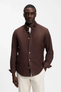 Regular-Fit Hemd aus Oxford-Baumwolle mit Button-Down-Kragen