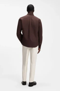 Regular-Fit Hemd aus Oxford-Baumwolle mit Button-Down-Kragen