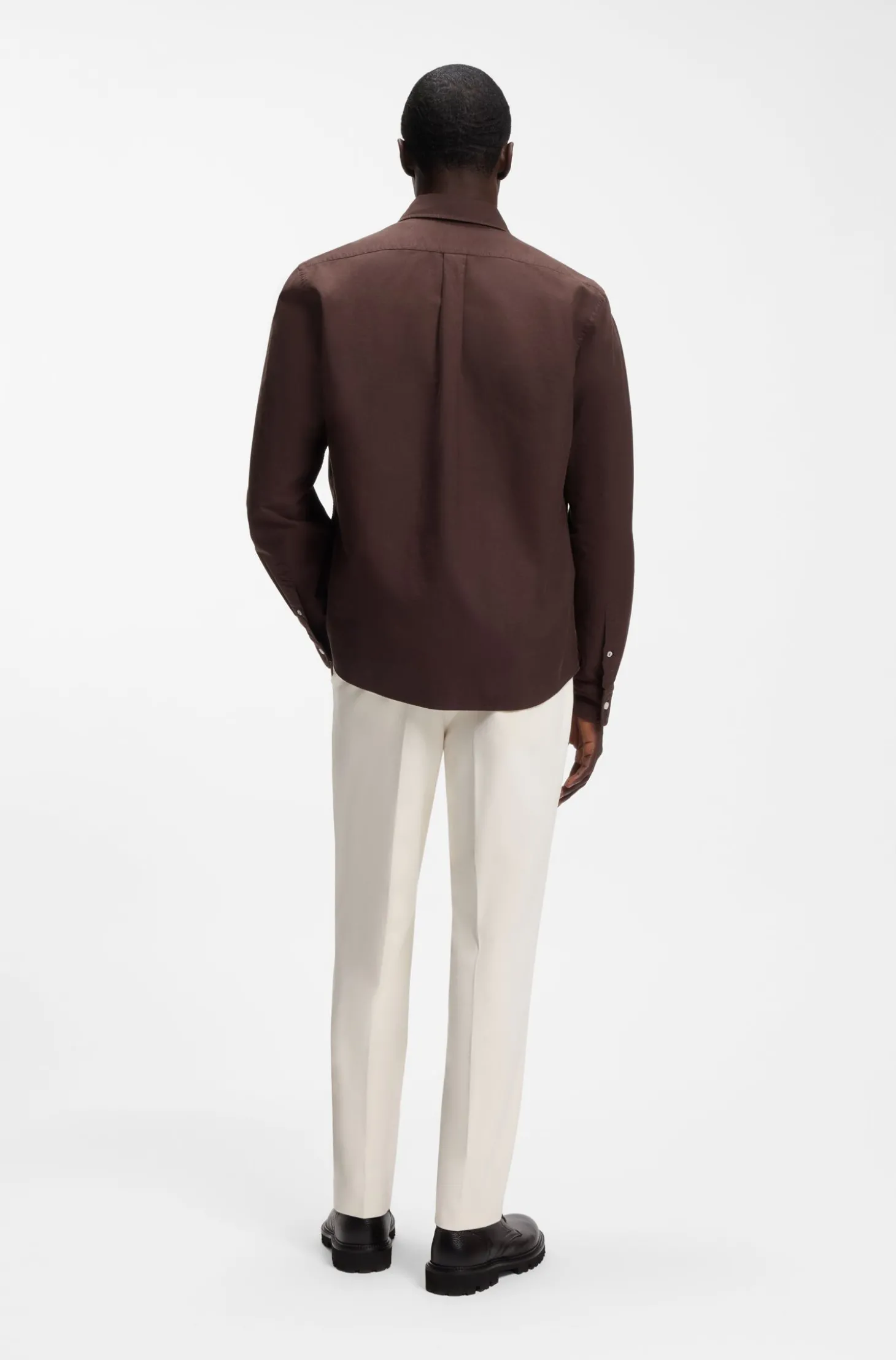 Regular-Fit Hemd aus Oxford-Baumwolle mit Button-Down-Kragen