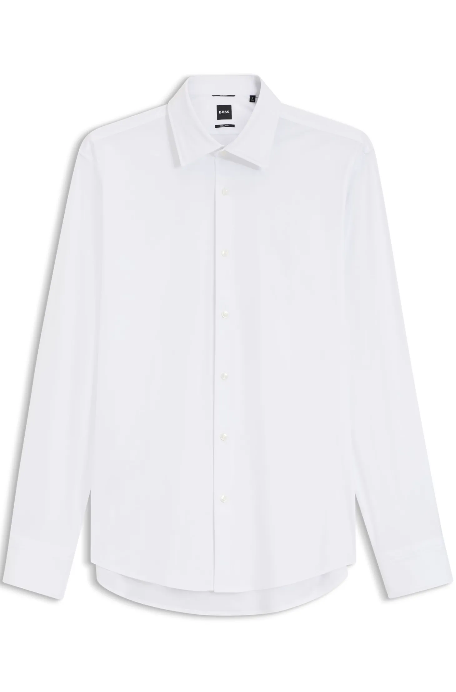 Regular-Fit Hemd aus Performance-Stretch-Jersey