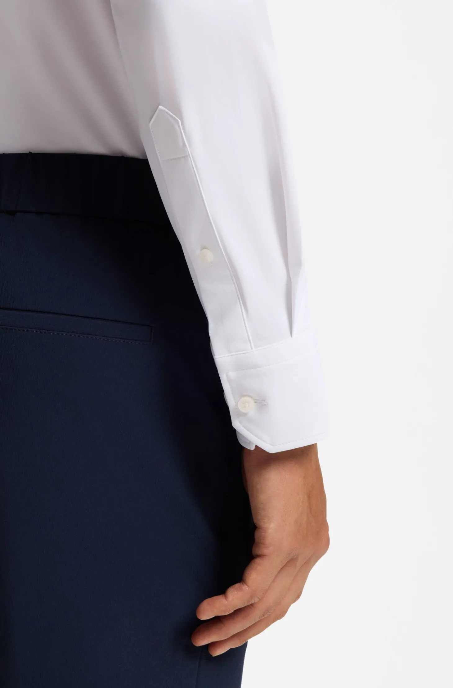 Regular-Fit Hemd aus Performance-Stretch-Jersey