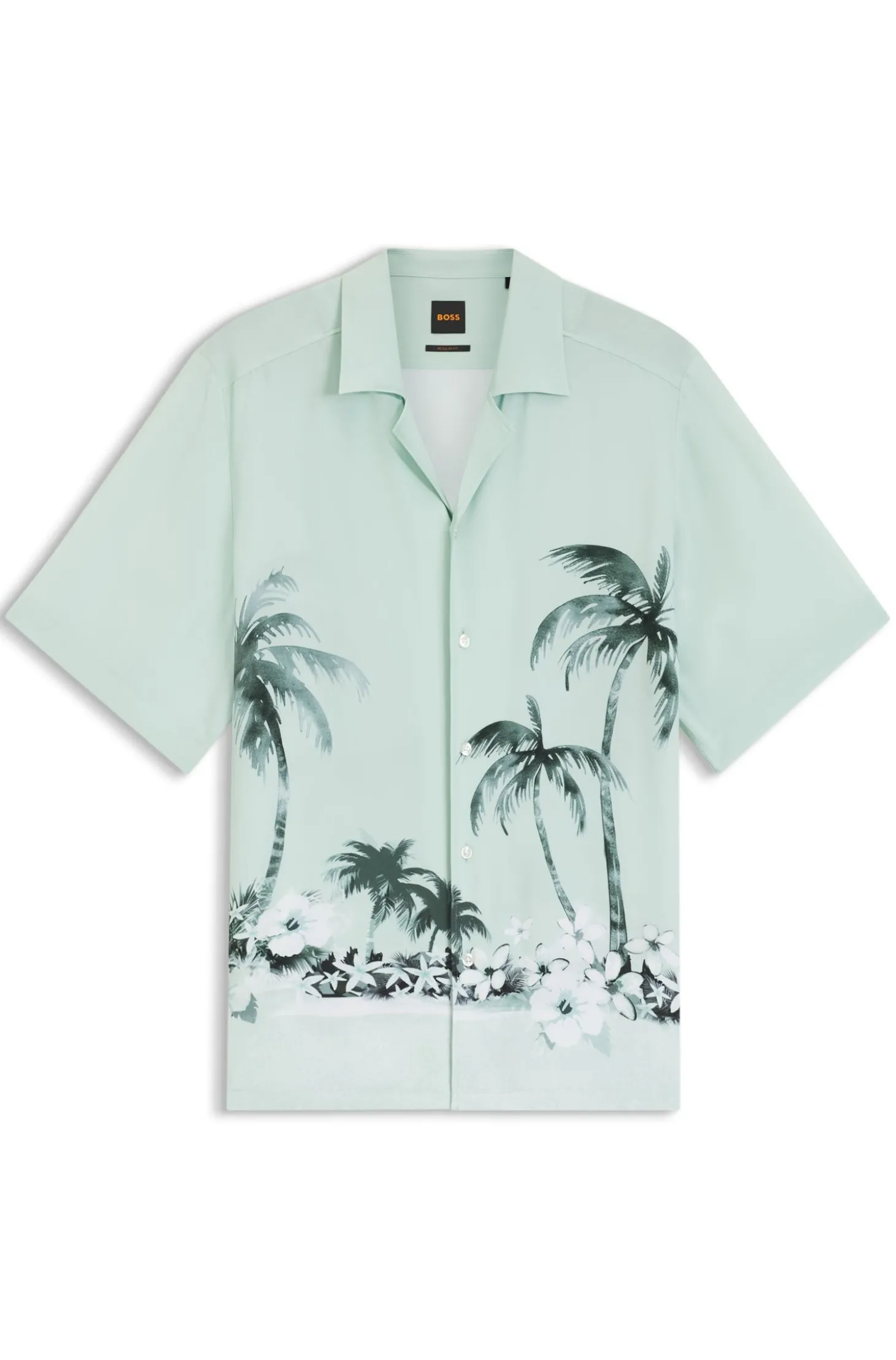 Regular-Fit Hemd mit Maxi-Print