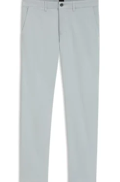 Regular-Fit Hose aus elastischem Baumwoll-Satin