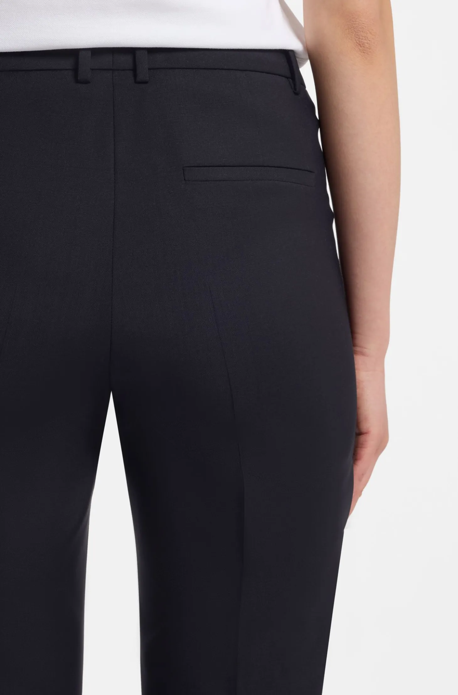 Regular-Fit Hose aus in Italien gefertigter Schurwolle