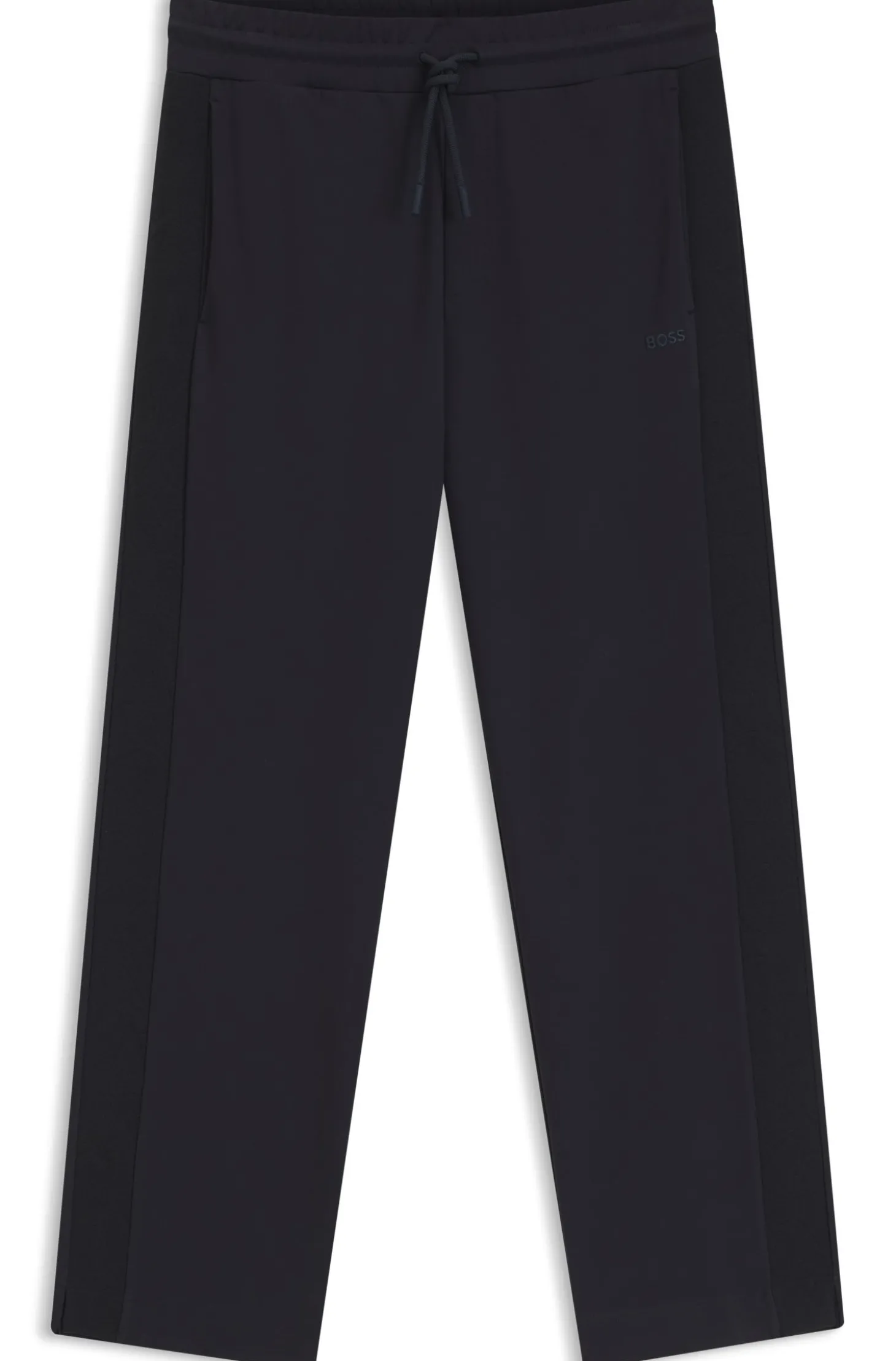 Regular-Fit Hose aus Jersey mit Jacquard-Tape