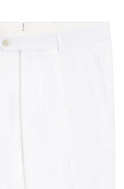 Regular-Fit Hose aus knitterfreiem Leinen