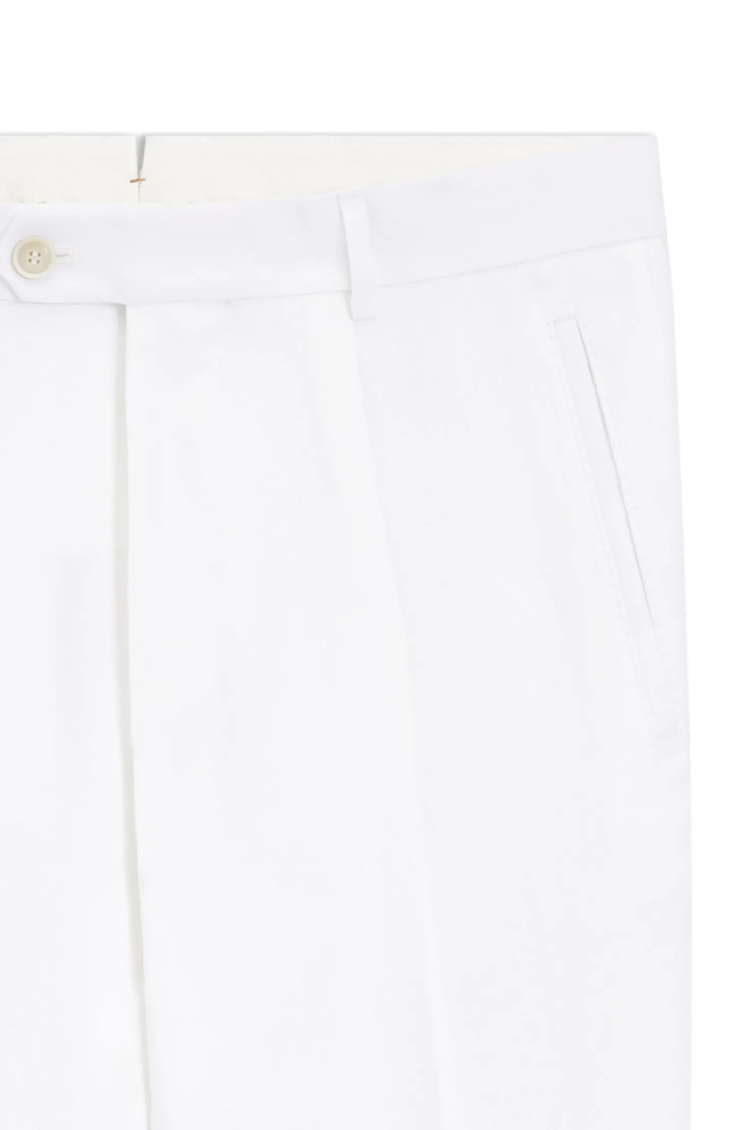 Regular-Fit Hose aus knitterfreiem Leinen