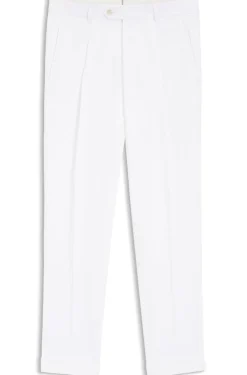 Regular-Fit Hose aus knitterfreiem Leinen