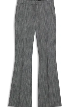 Regular-Fit Hose aus meliertem Denim