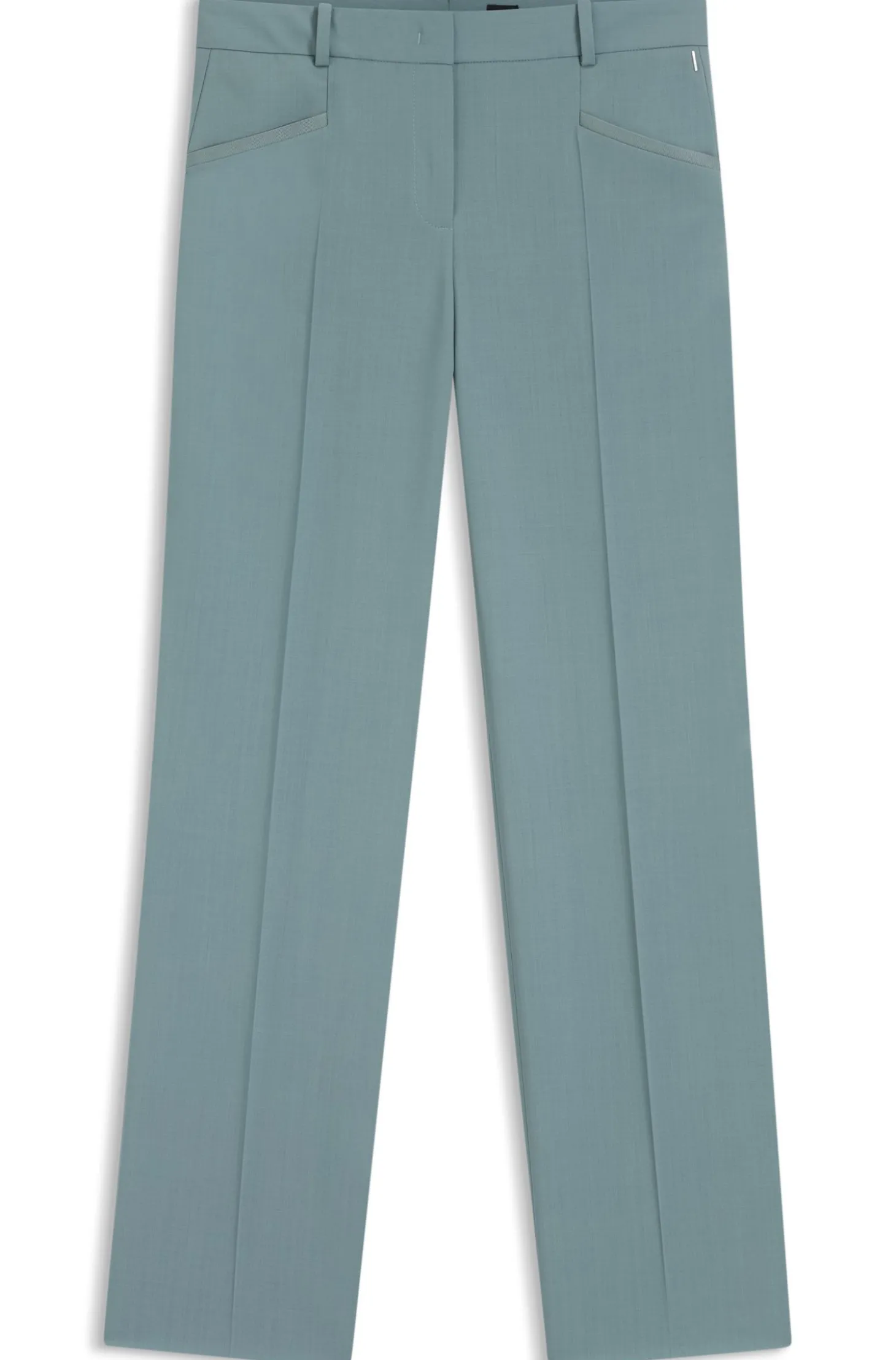 Regular-Fit Hose aus Schurwolle