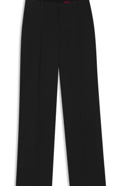 Regular-Fit Hose aus Stretch-Krepp