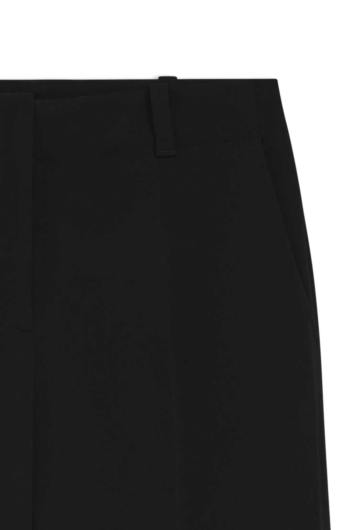 Regular-Fit Hose aus Stretch-Krepp