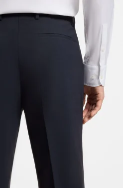 Regular-Fit Hose aus Stretch-Wolle