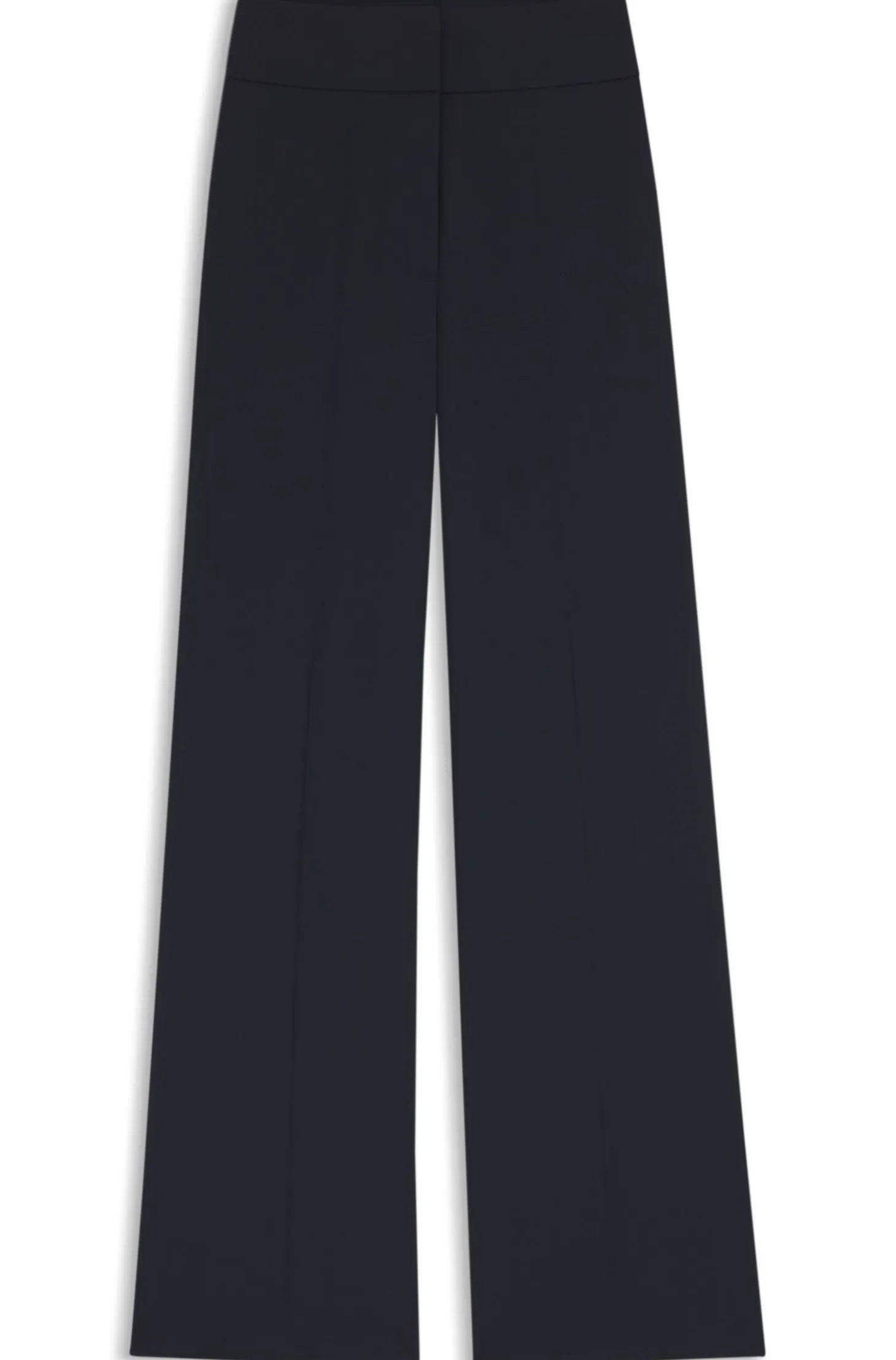 Regular-Fit Hose mit hohem Bund und ausgestelltem Bein
