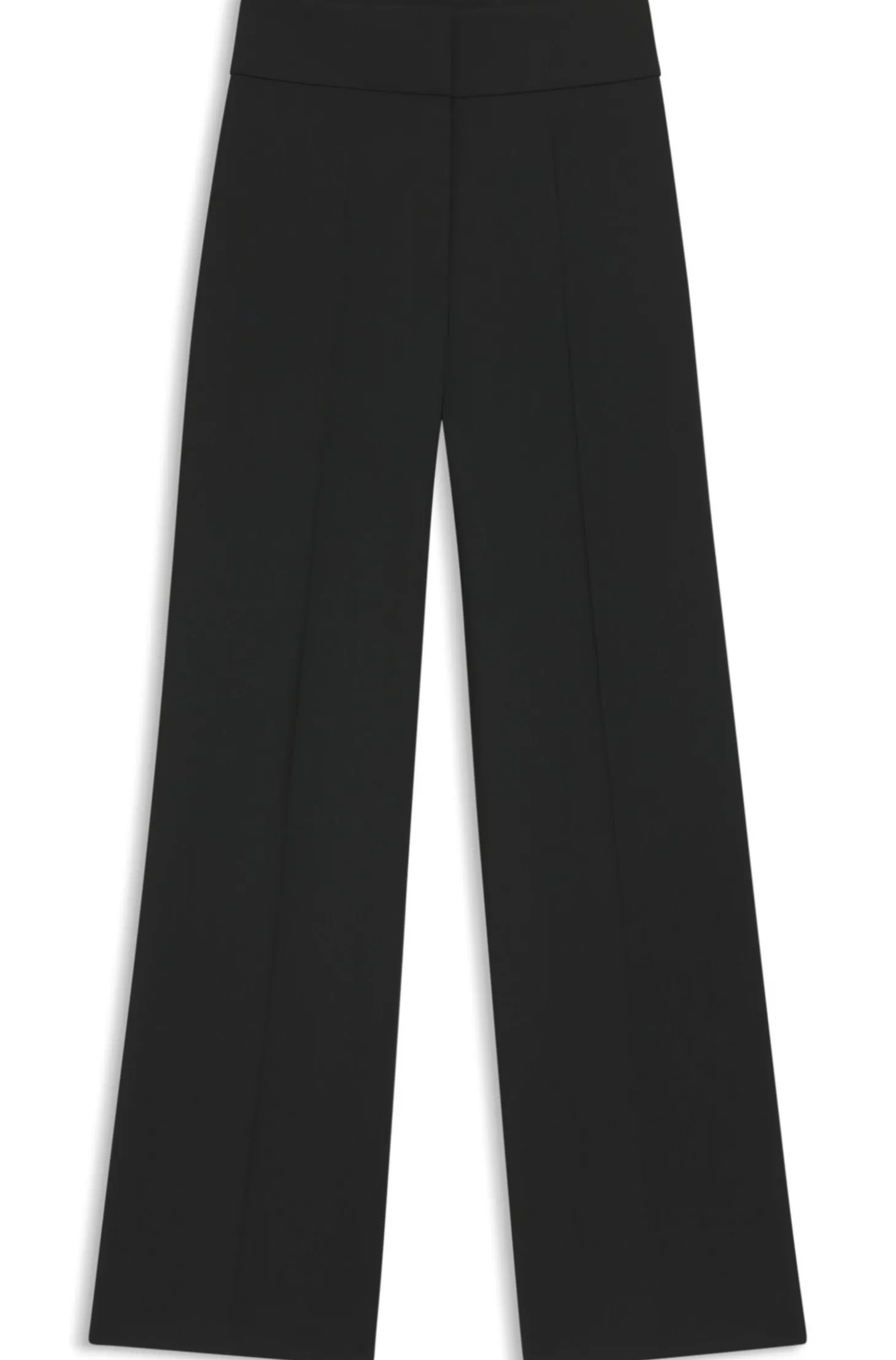 Regular-Fit Hose mit hohem Bund und ausgestelltem Bein