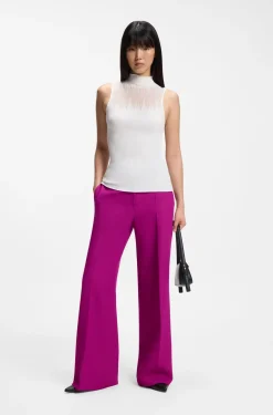 Regular-Fit Hose mit weitem Bein