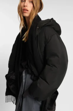 Regular-Fit Jacke aus Knitter-Gewebe