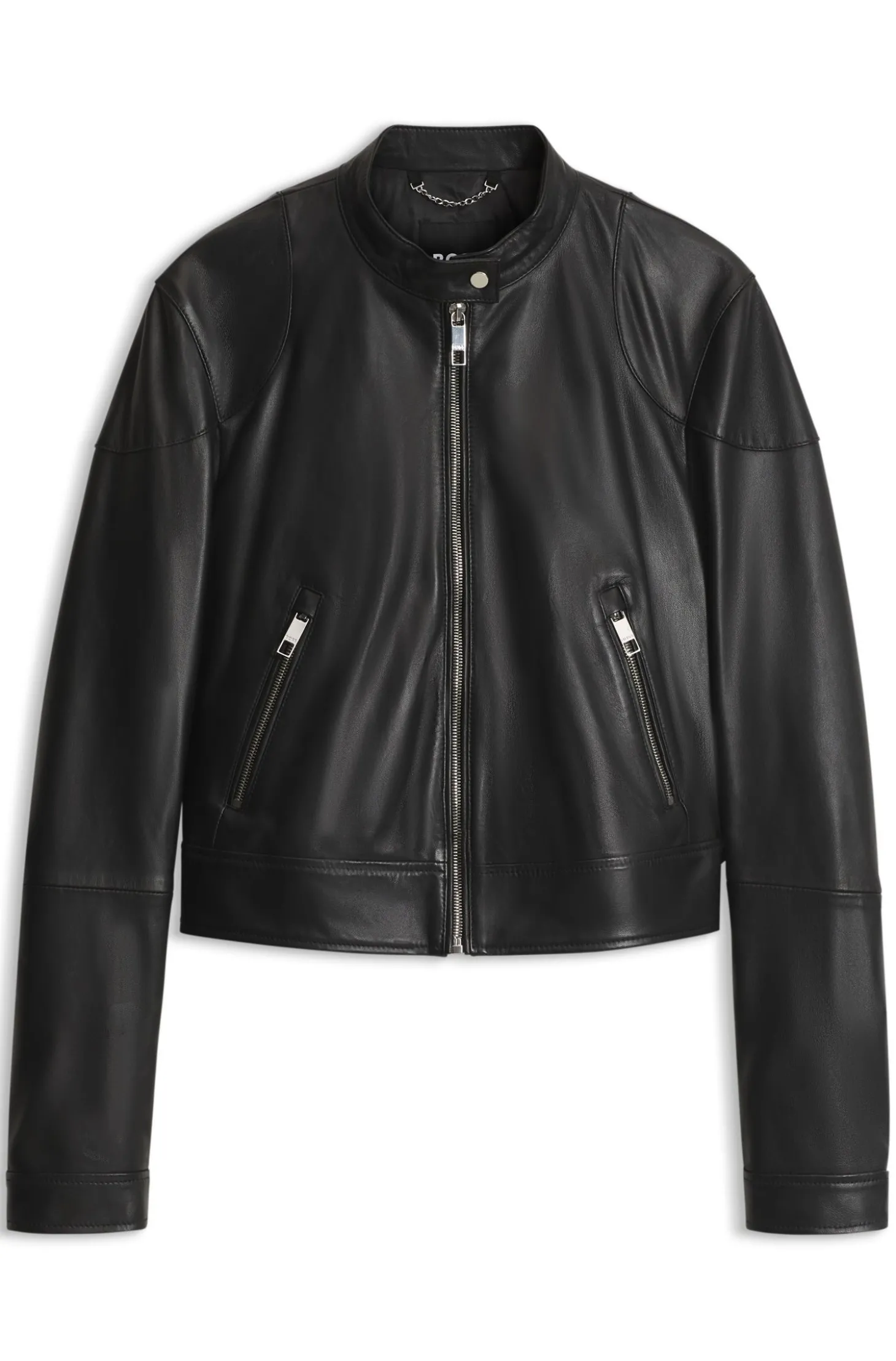Regular-Fit Jacke aus Nappaleder