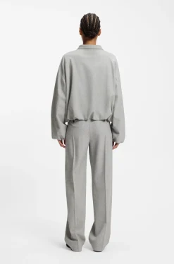 Regular-Fit Jacke aus Stretch-Gewebe mit Sharkskin-Struktur