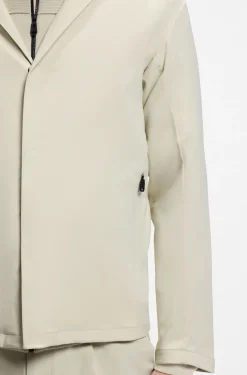 Regular-Fit Jacke aus wasserabweisendem Stretch-Gewebe