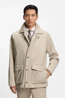 Regular-Fit Jacke mit Innenweste