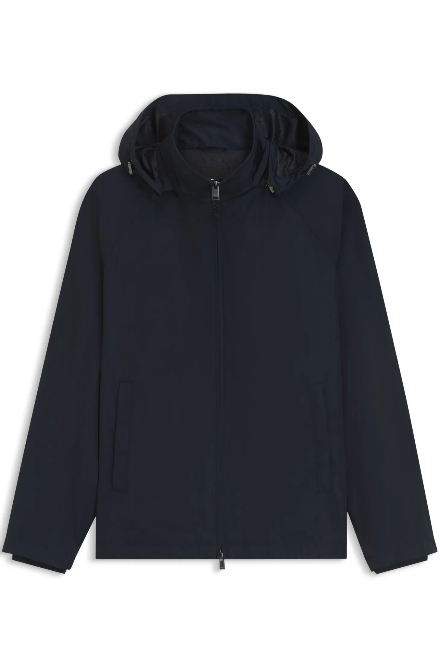 Regular-Fit Jacke mit Kapuze und wasserabweisendem Finish