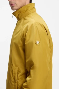 Regular-Fit Jacke mit Kapuze und wasserabweisendem Finish