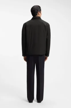 Regular-Fit Jacke mit wasserabweisendem Finish