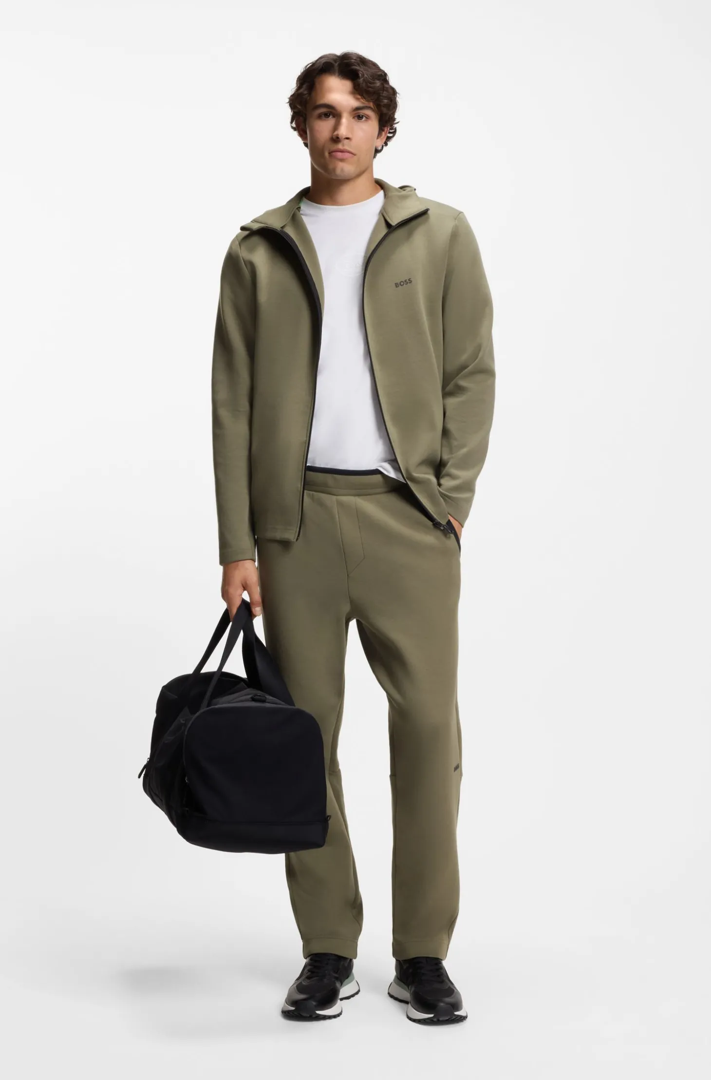 Regular-Fit Jogginghose aus besonders softem Stretch-Gewebe