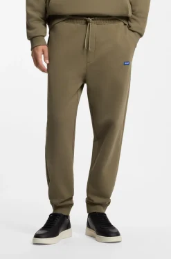 Regular-Fit Jogginghose aus Baumwolle mit French-Terry-Struktur