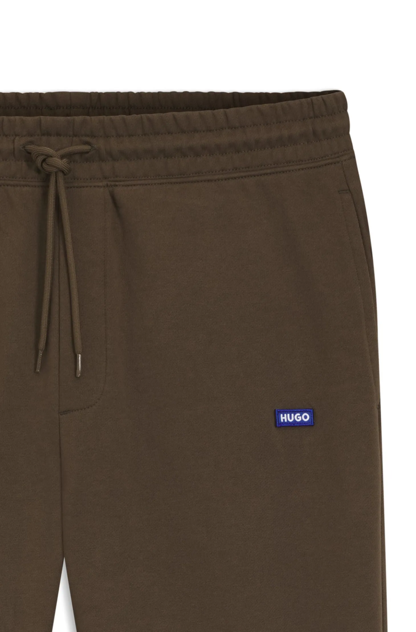 Regular-Fit Jogginghose aus Baumwolle mit French-Terry-Struktur