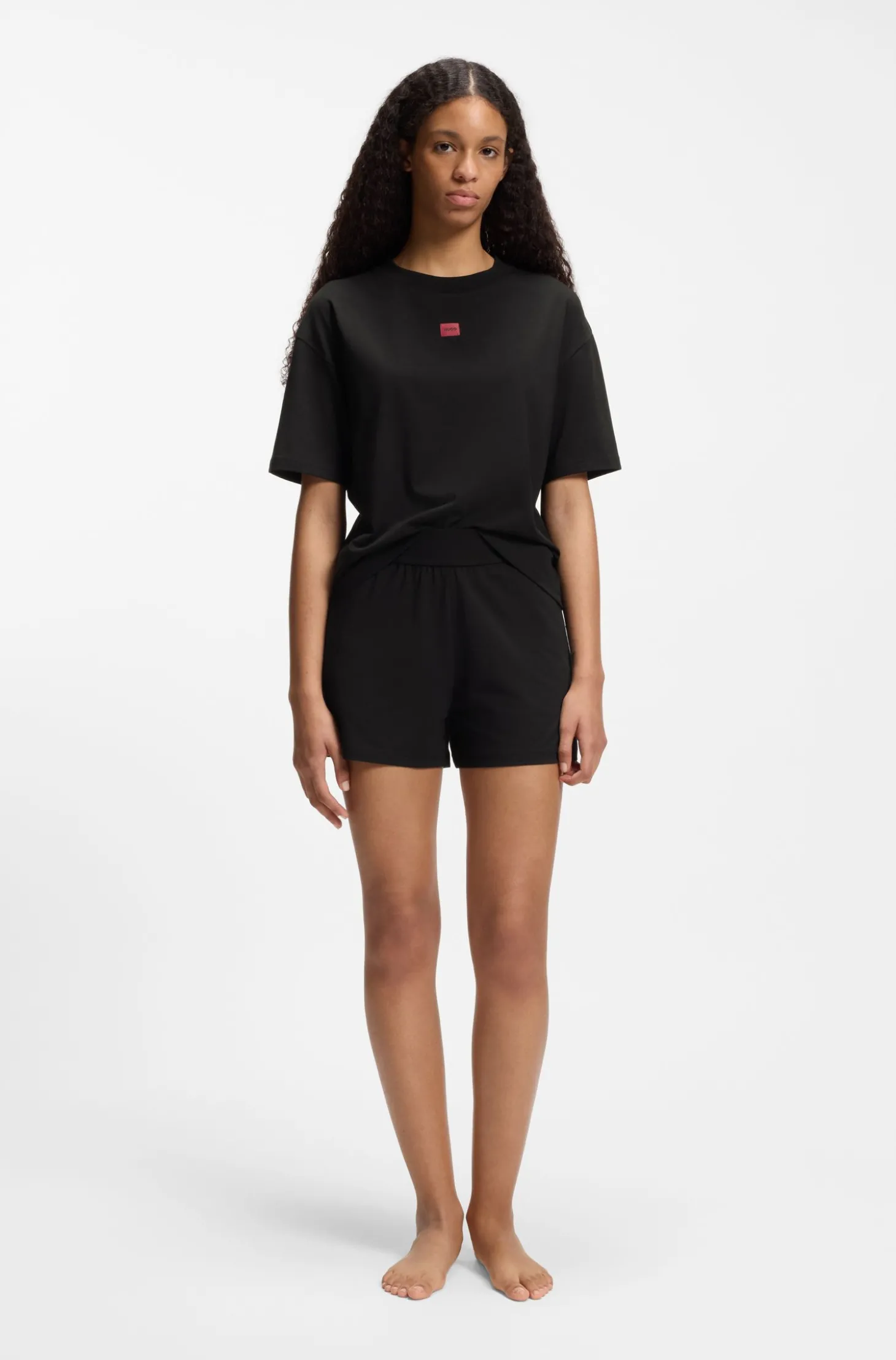 Regular-Fit Loungewear-Hose aus Stretch-Gewebe