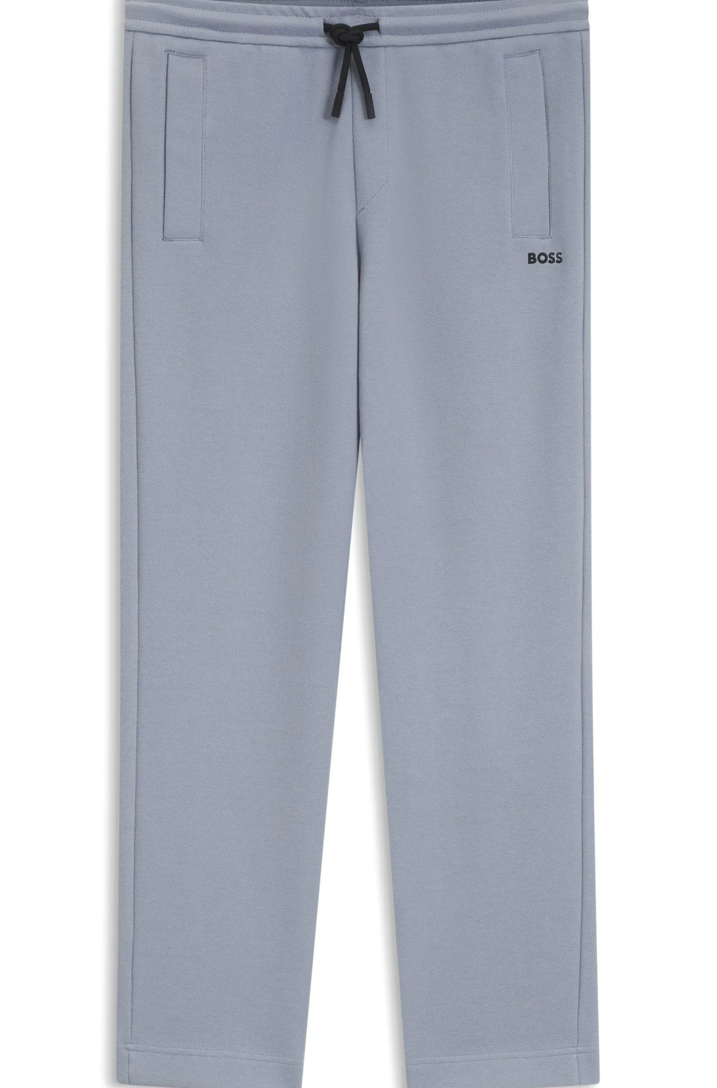 Regular-Fit Piqué-Jogginghose aus Baumwoll-Mix